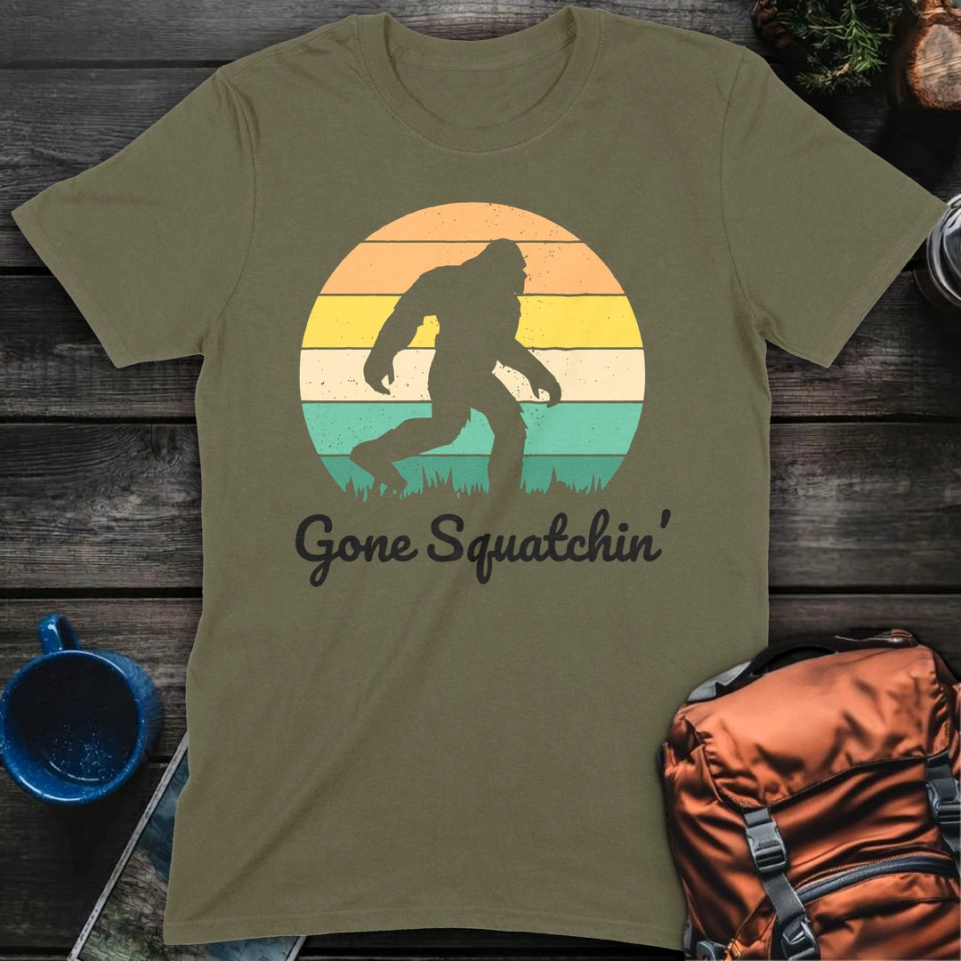 Gone Squatchin - Military Green