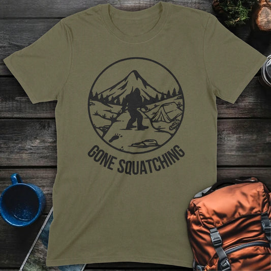 Gone Squatching - Military Green