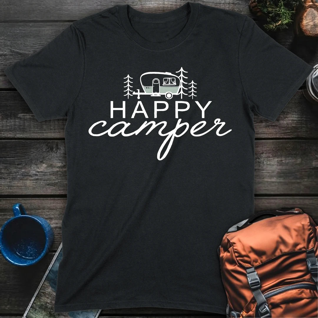 Happy Camper Green - Black