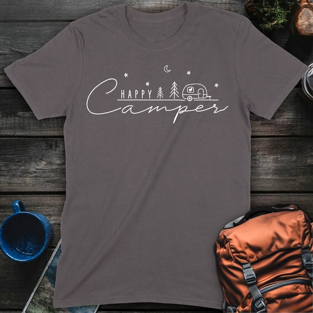 Happy Camper Vintage - Charcoal