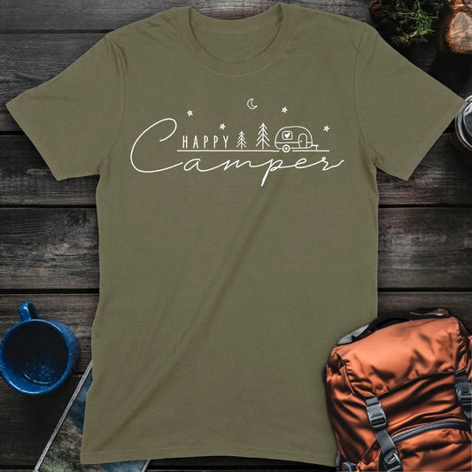 Happy Camper Vintage - Military Green