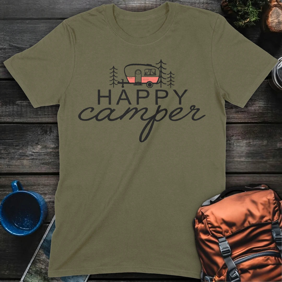 Happy Camper - Military Green