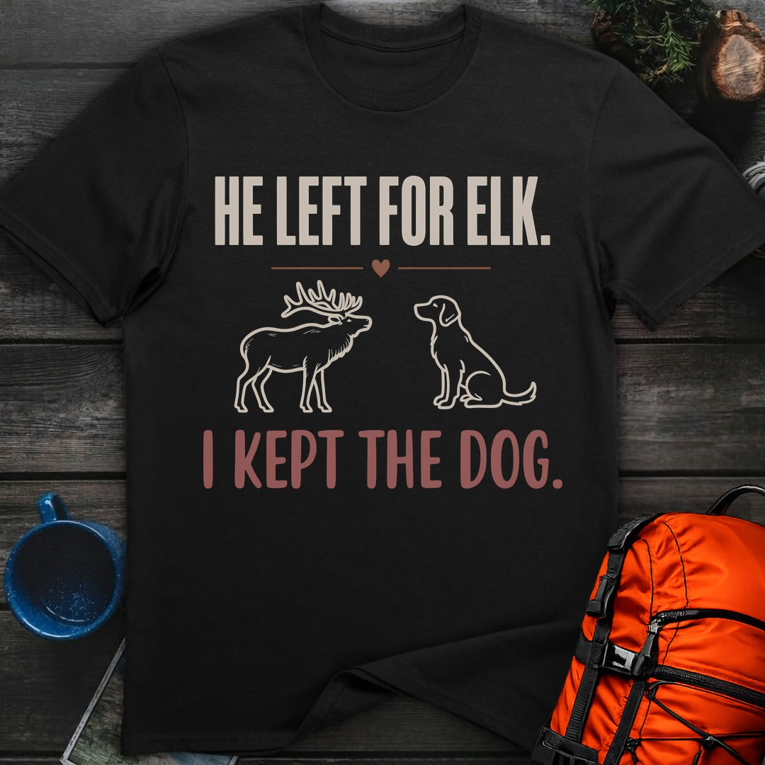 He Left for Elk. I Kept the Dog. - Black