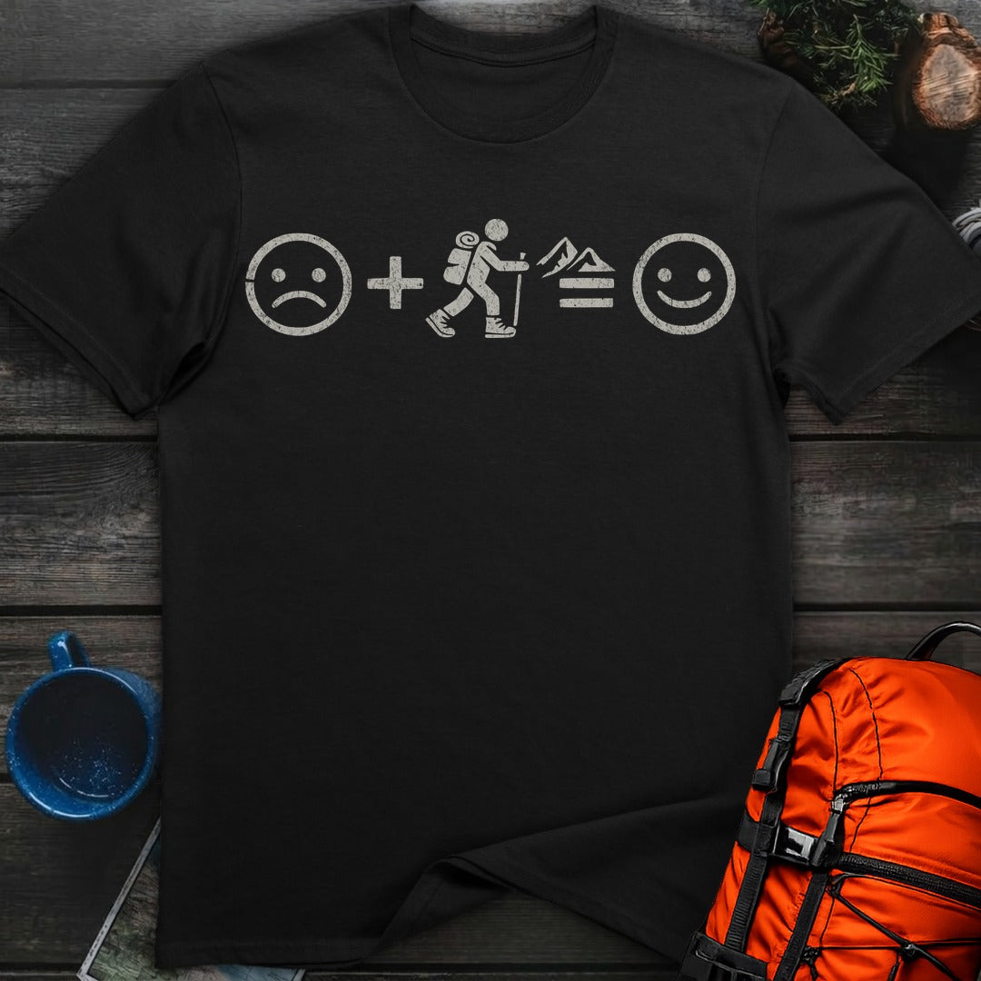 Hiking Equals Happy - Black