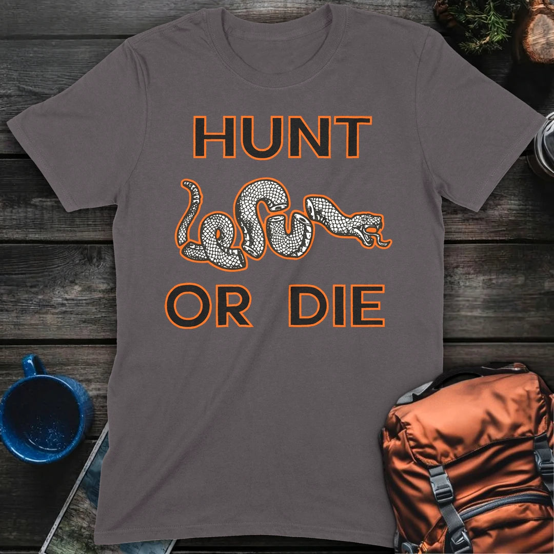 Hunt or Die - Charcoal