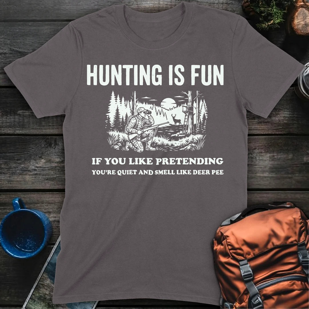 Hunting Is Fun - Charcoal