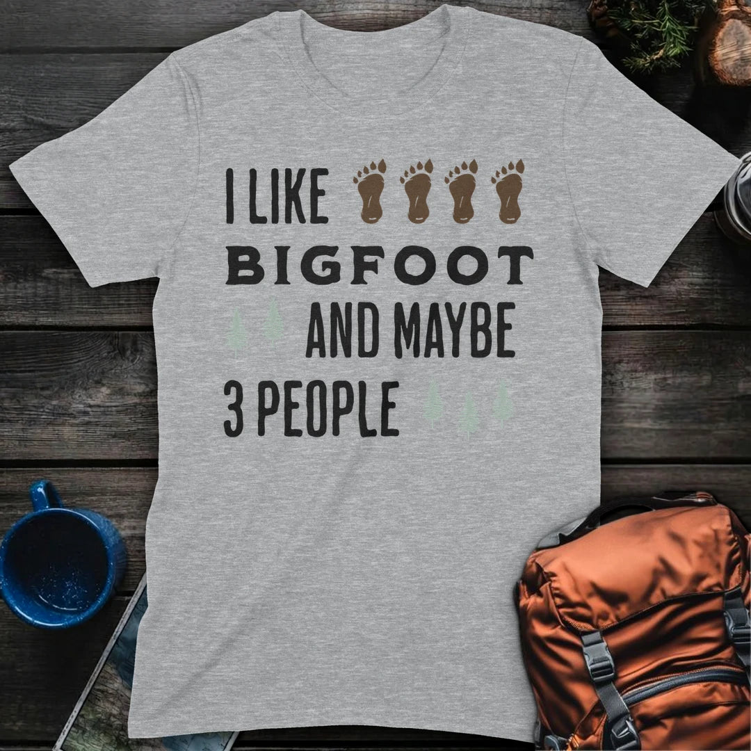 I Like Bigfoot and 3 People - Sport Grey