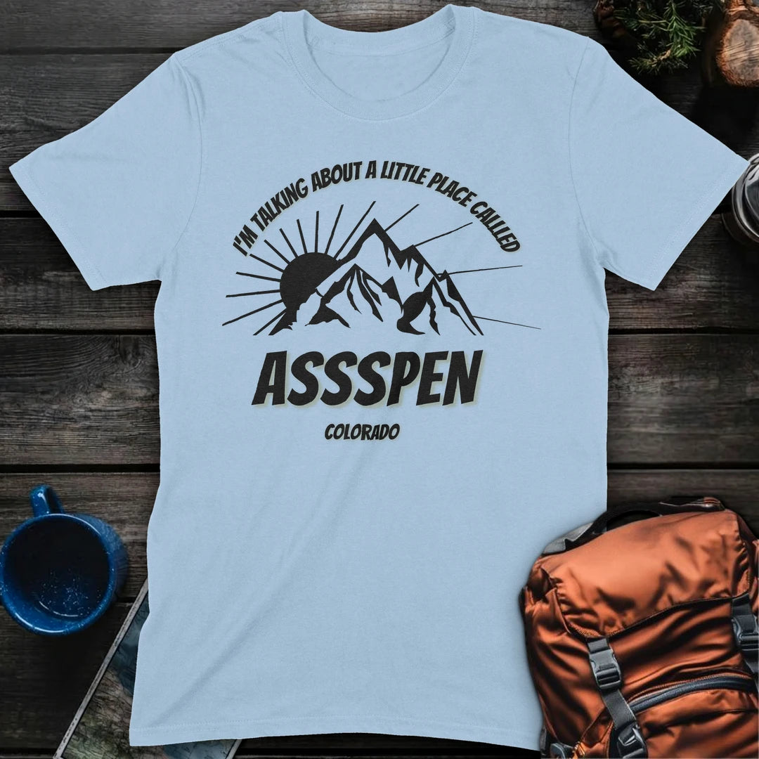 I'm Talking About Assspen - Light Blue