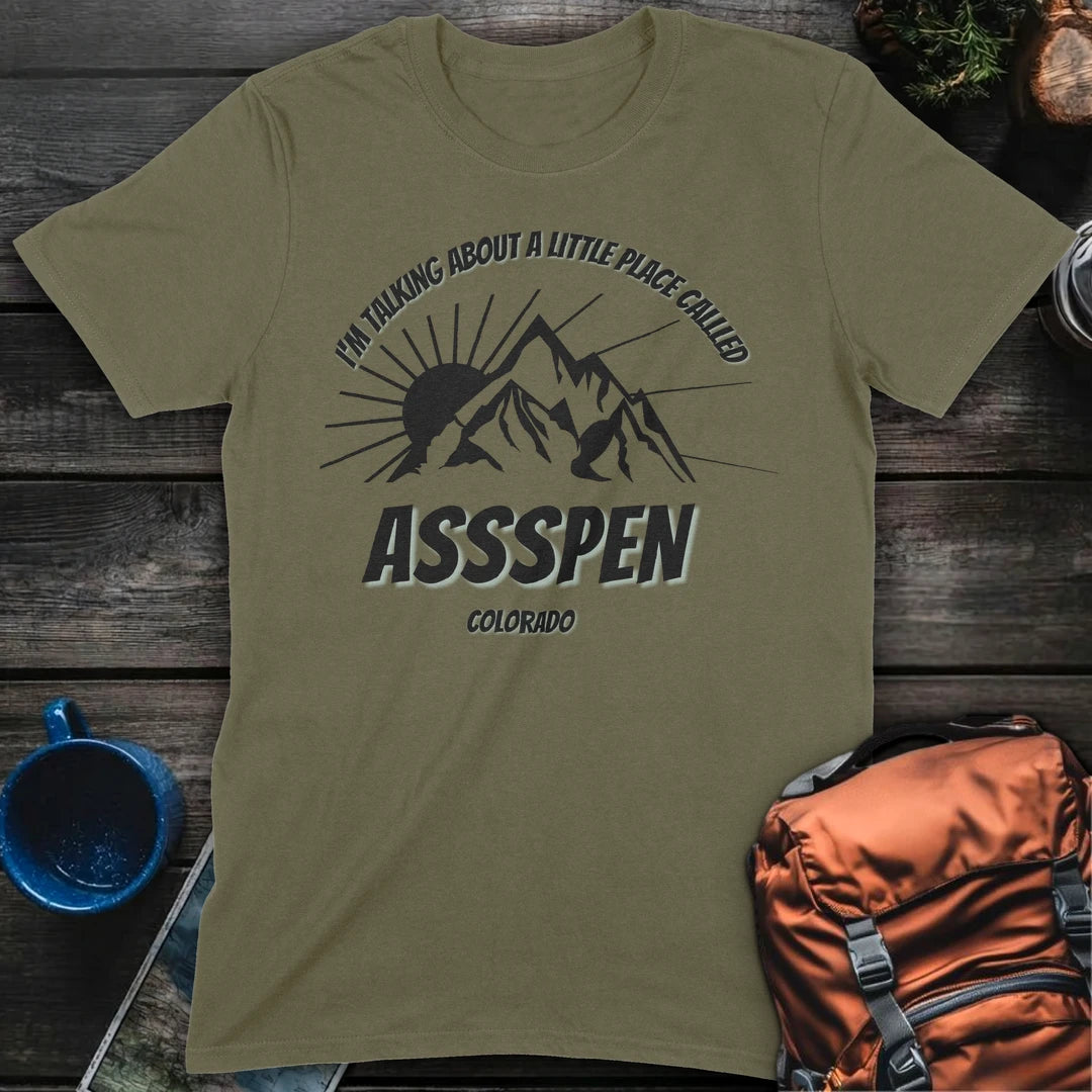 I'm Talking About Assspen - Military Green