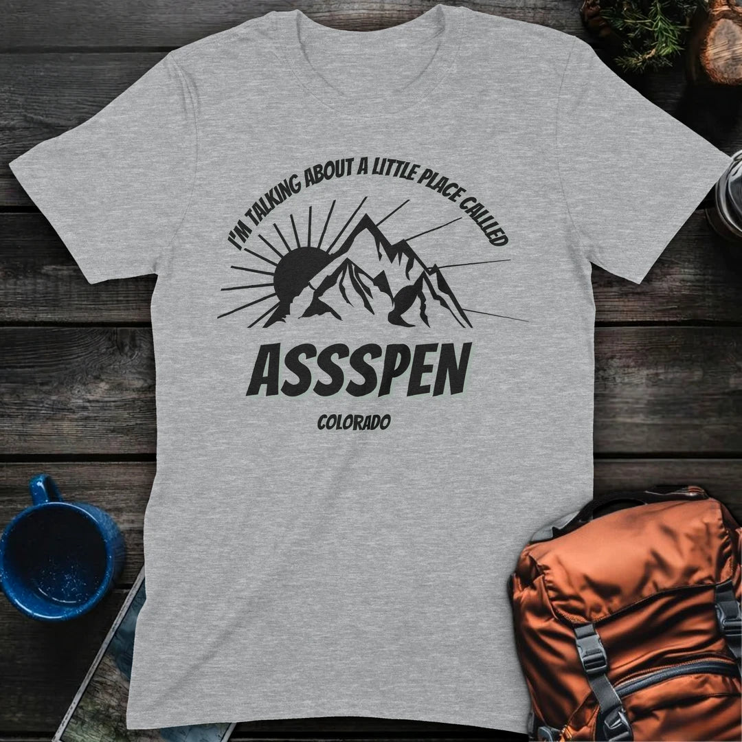 I'm Talking About Assspen - Sport Grey