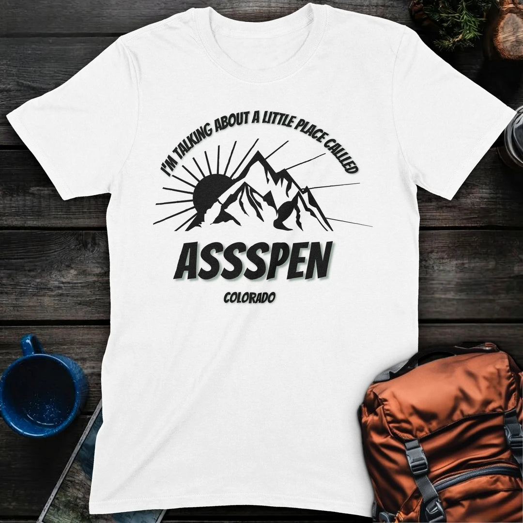 I'm Talking About Assspen - White