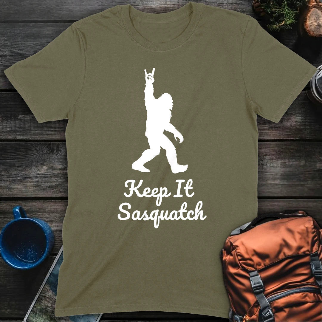 Keep It Sasqutch - Military Green