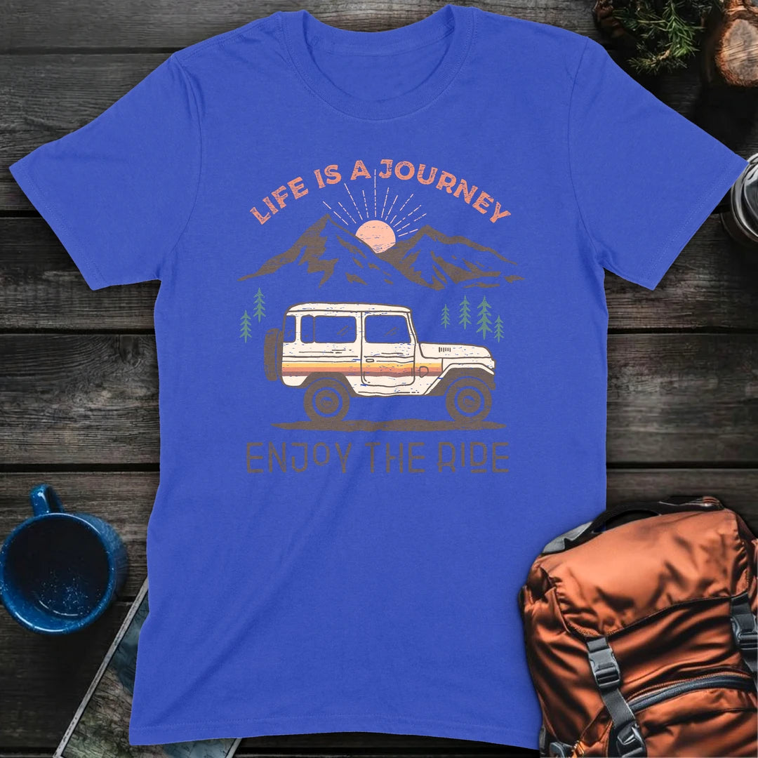 Life Is A Journey Enjoy Ride - Royal