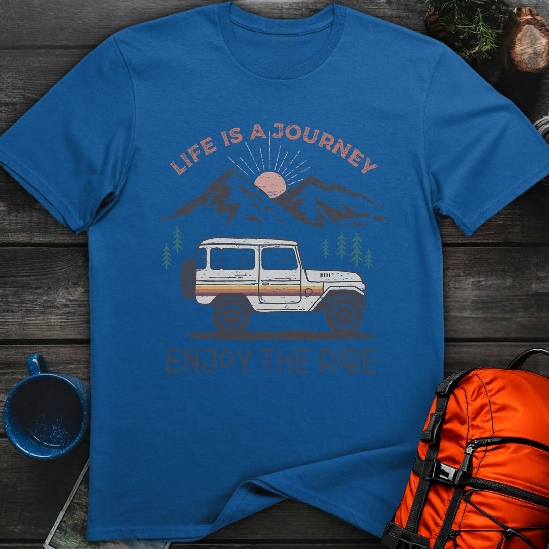 Life Is A Journey Enjoy Ride - Royal