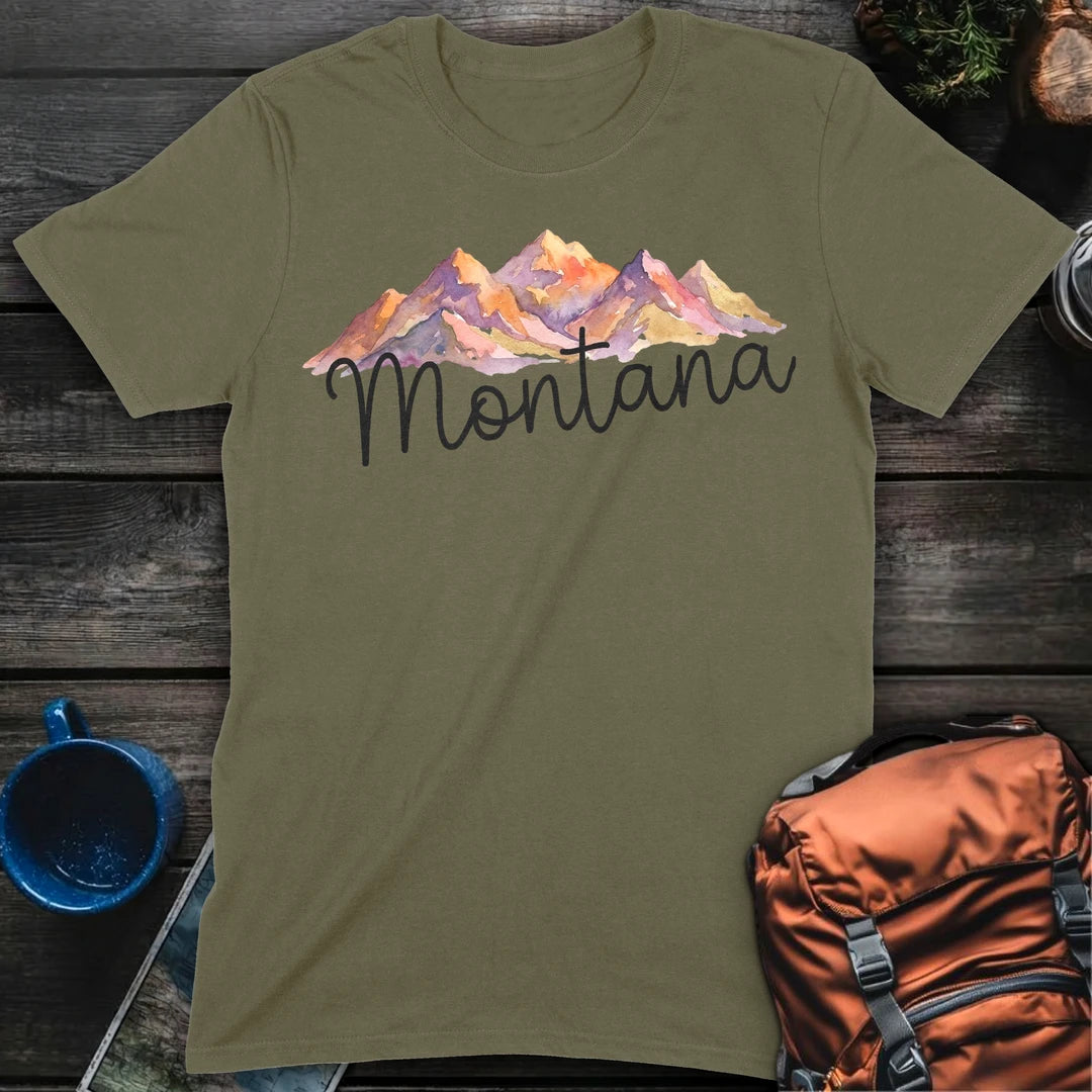 Montana Peaks - Military Green