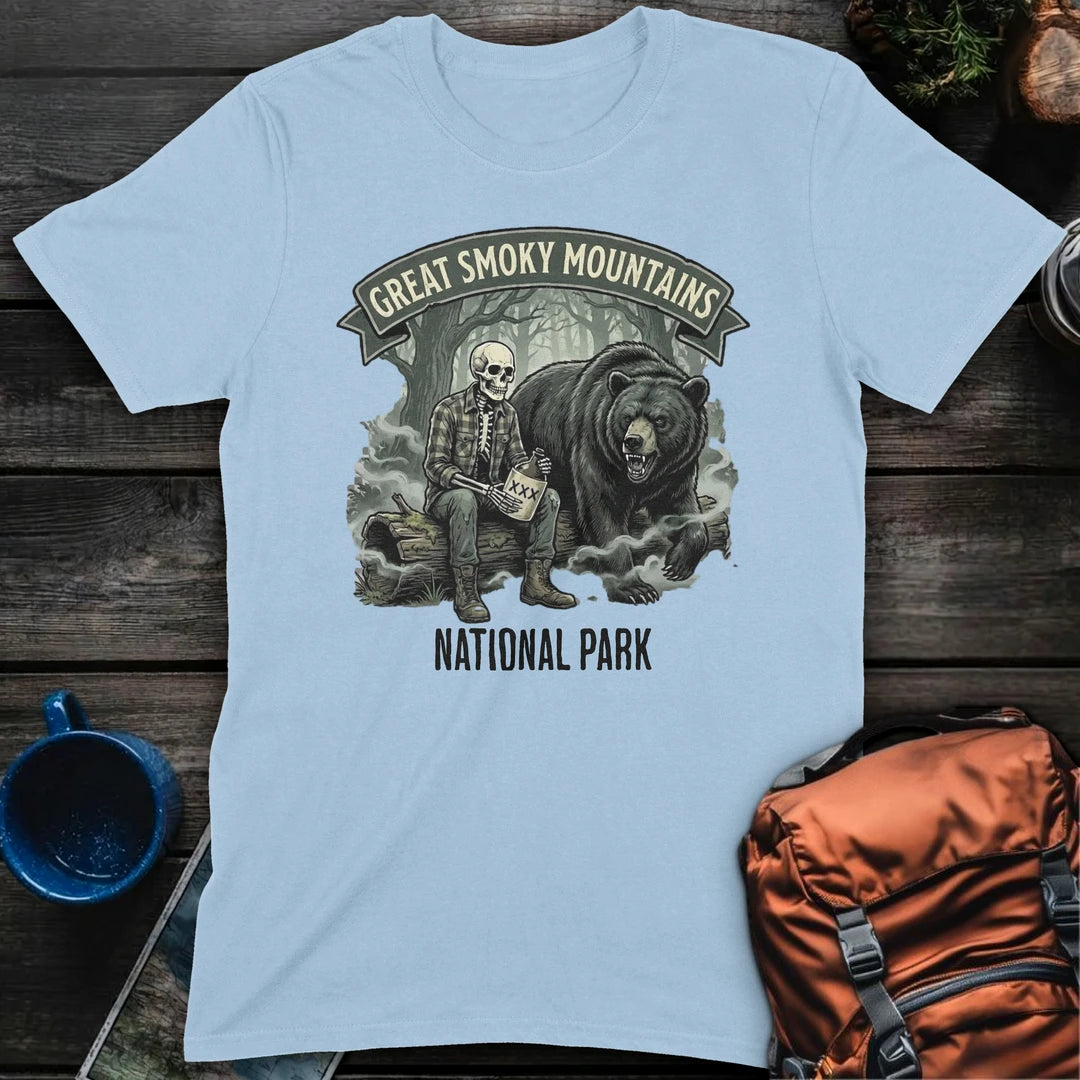 Moonshine Mauling - Great Smoky Mountains - Light Blue