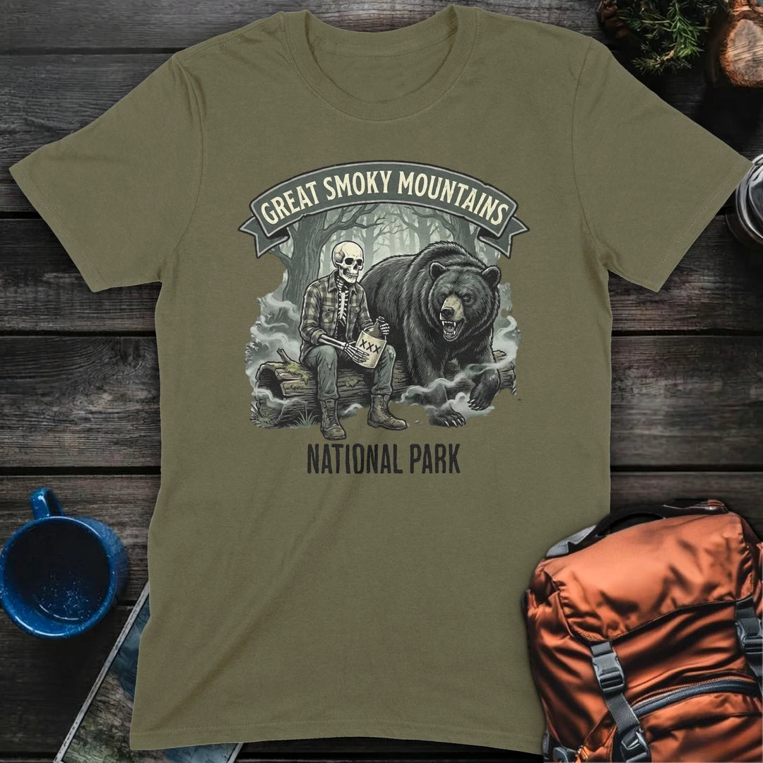 Moonshine Mauling - Great Smoky Mountains - Military Green