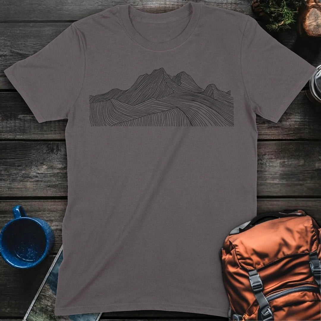 Mountain Contour - Charcoal