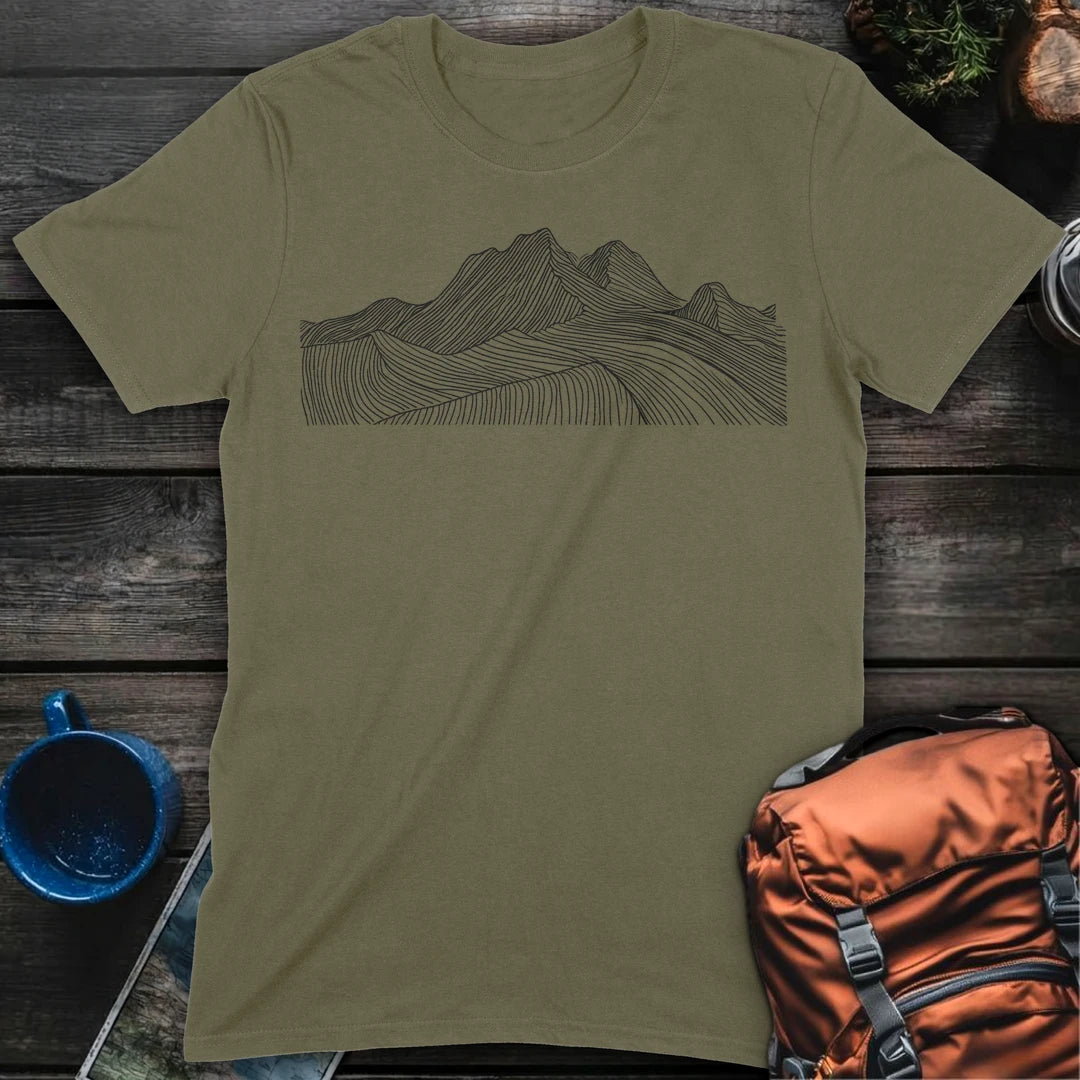 Mountain Contour - Military Green