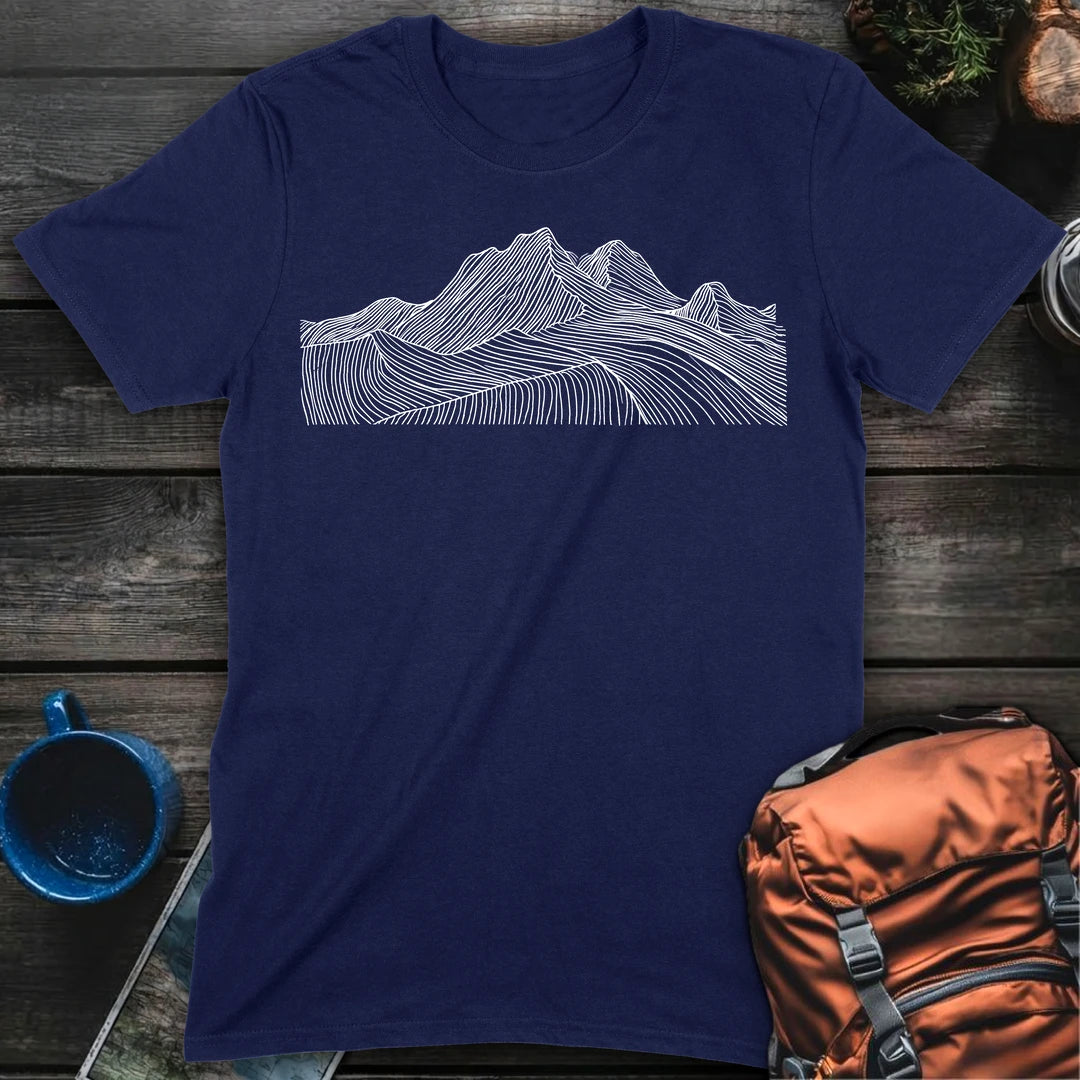 Mountain Contour - Navy