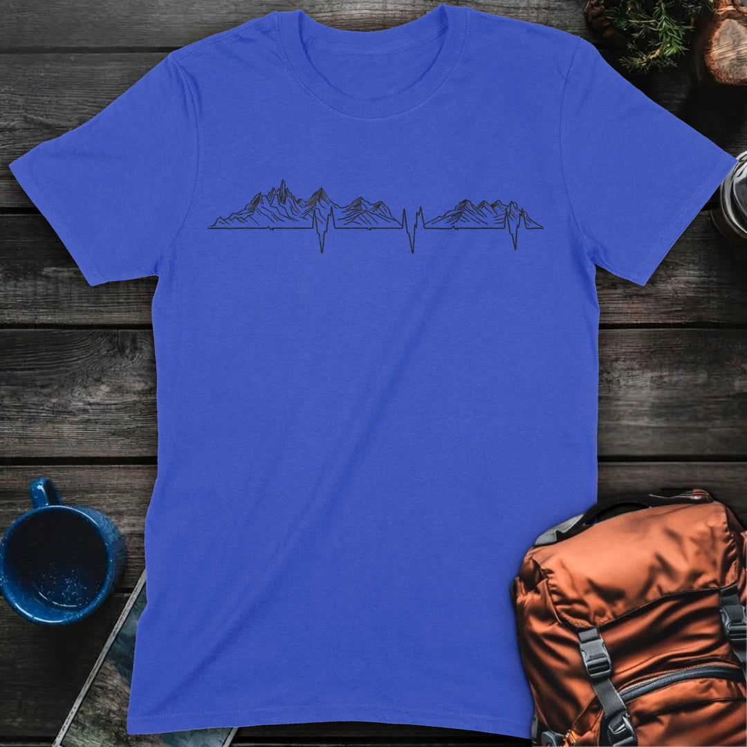 Mountain Love EKG - Royal