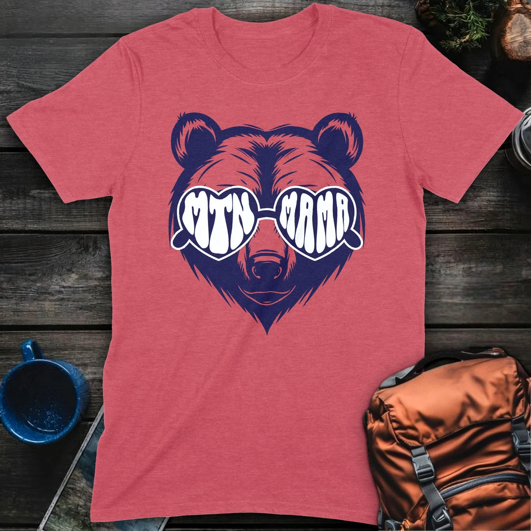 Mountain Mama Bear - Heather Red