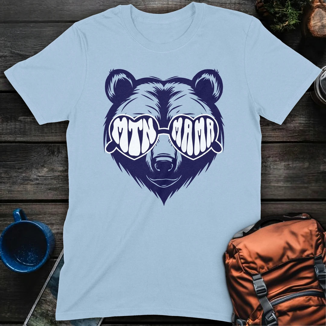 Mountain Mama Bear - Light Blue