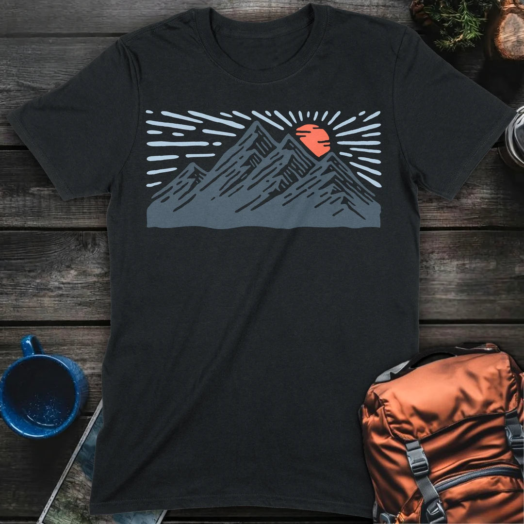 Mountain Scape - Black