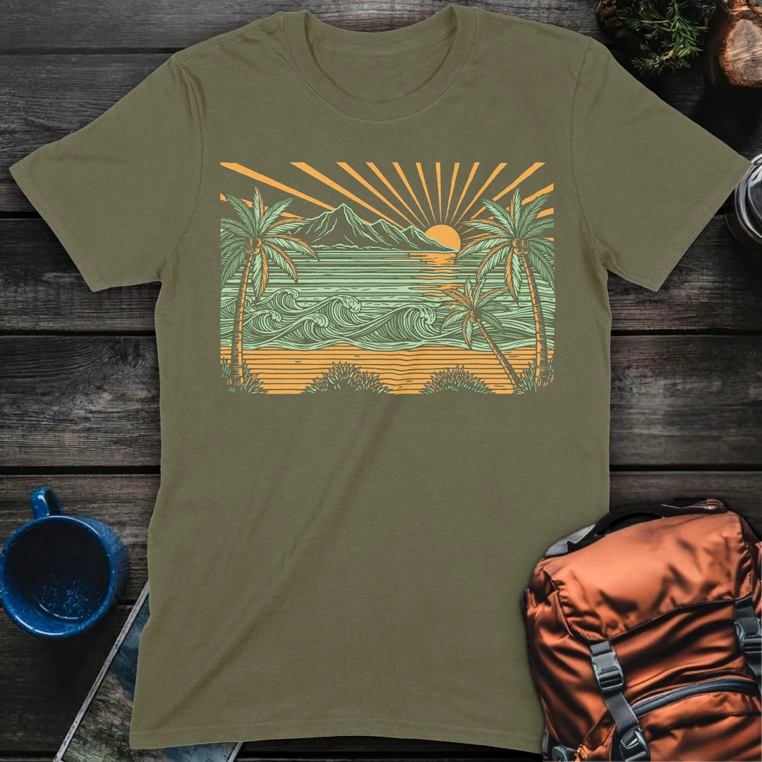 Mountain Surfscape - Military Green
