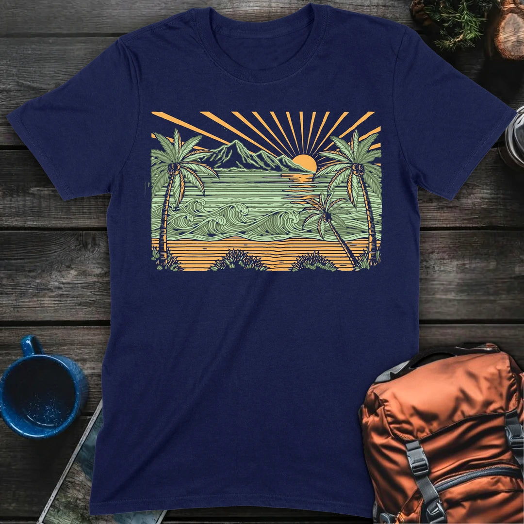 Mountain Surfscape - Navy