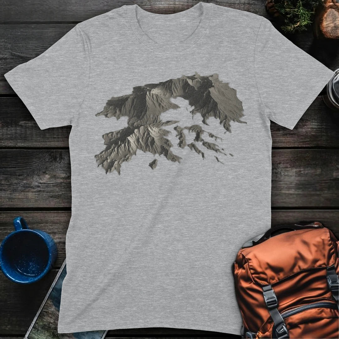 Mountain Topographic - Sport Grey