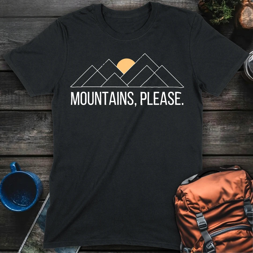 Mountains Please - Black