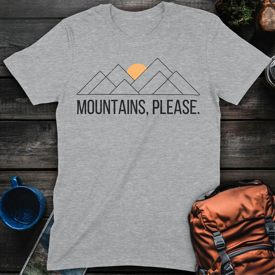 Mountains Please - Sport Grey