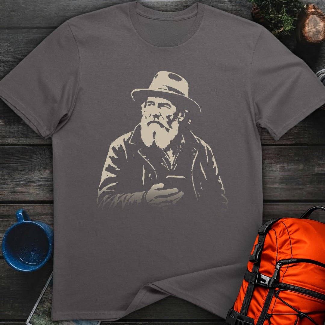 John Muir Hiking - Charcoal