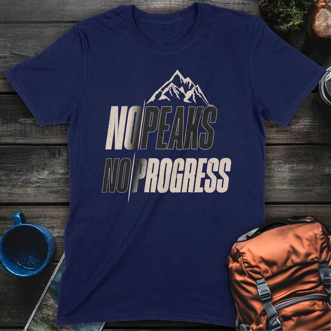 No Peaks No Progress Vintage - Navy