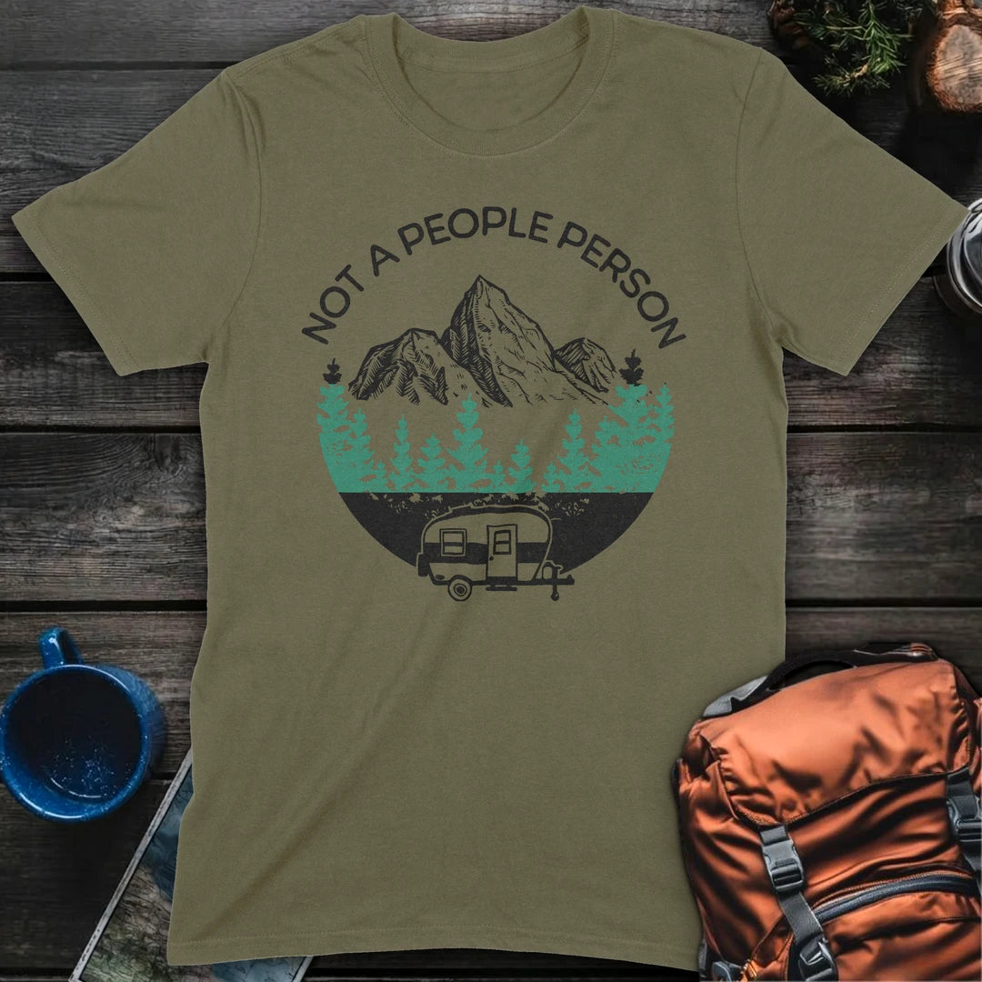 Not a People Person - Military Green