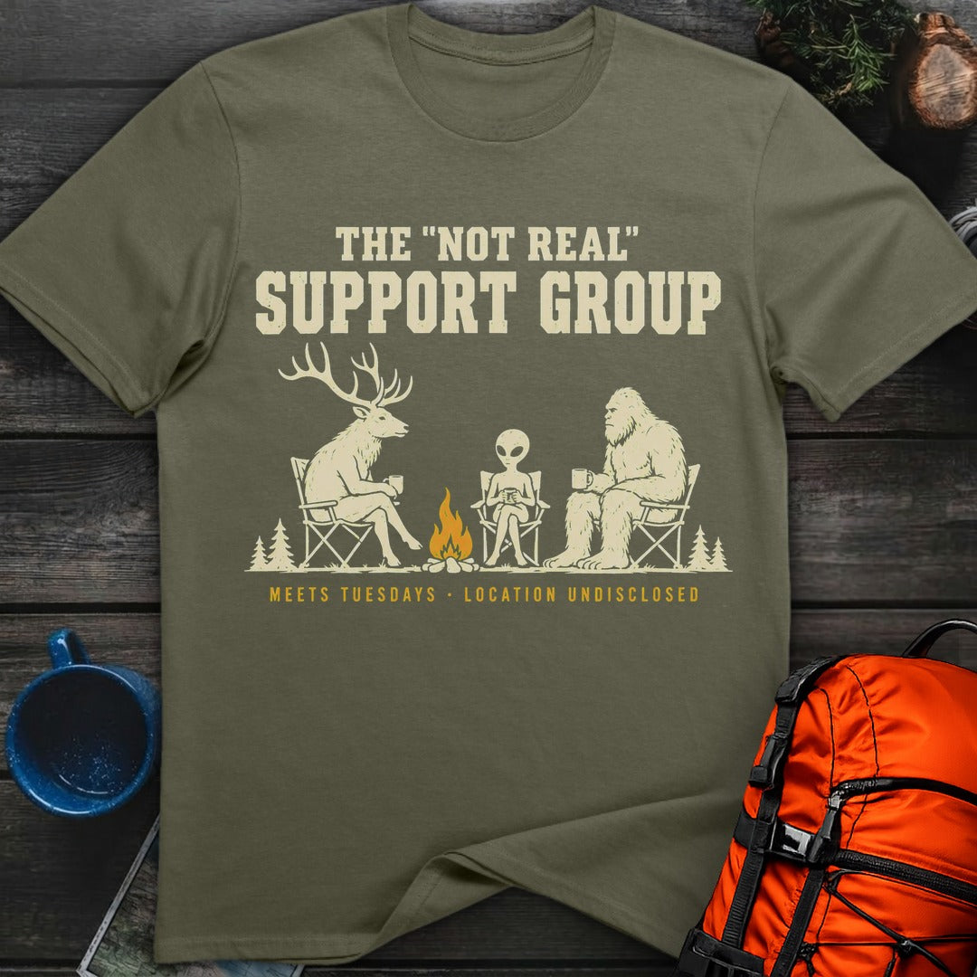Not Real Support Group - Military Green