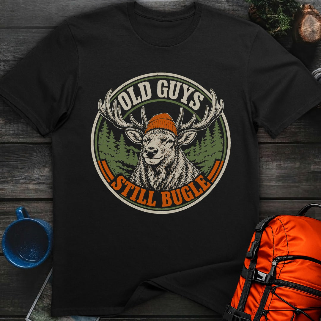 Old Guys Still Bugle - Black