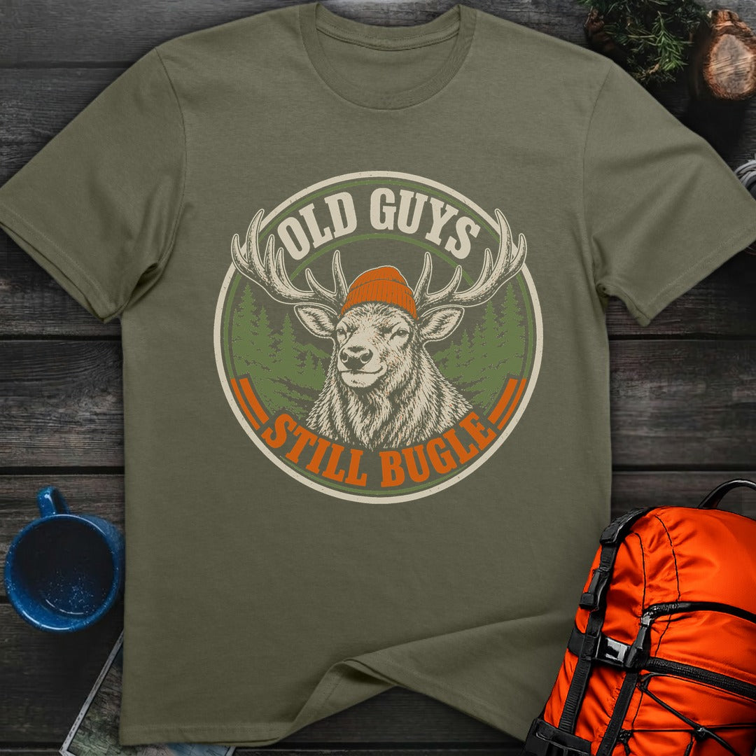 Old Guys Still Bugle - Military Green