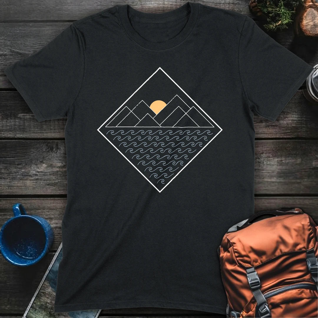 Peaks to Waves - Black