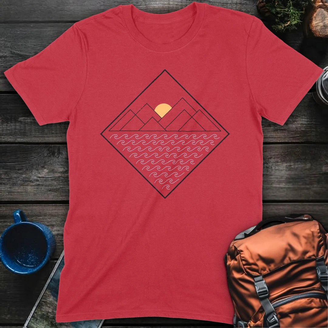 Peaks to Waves - Red