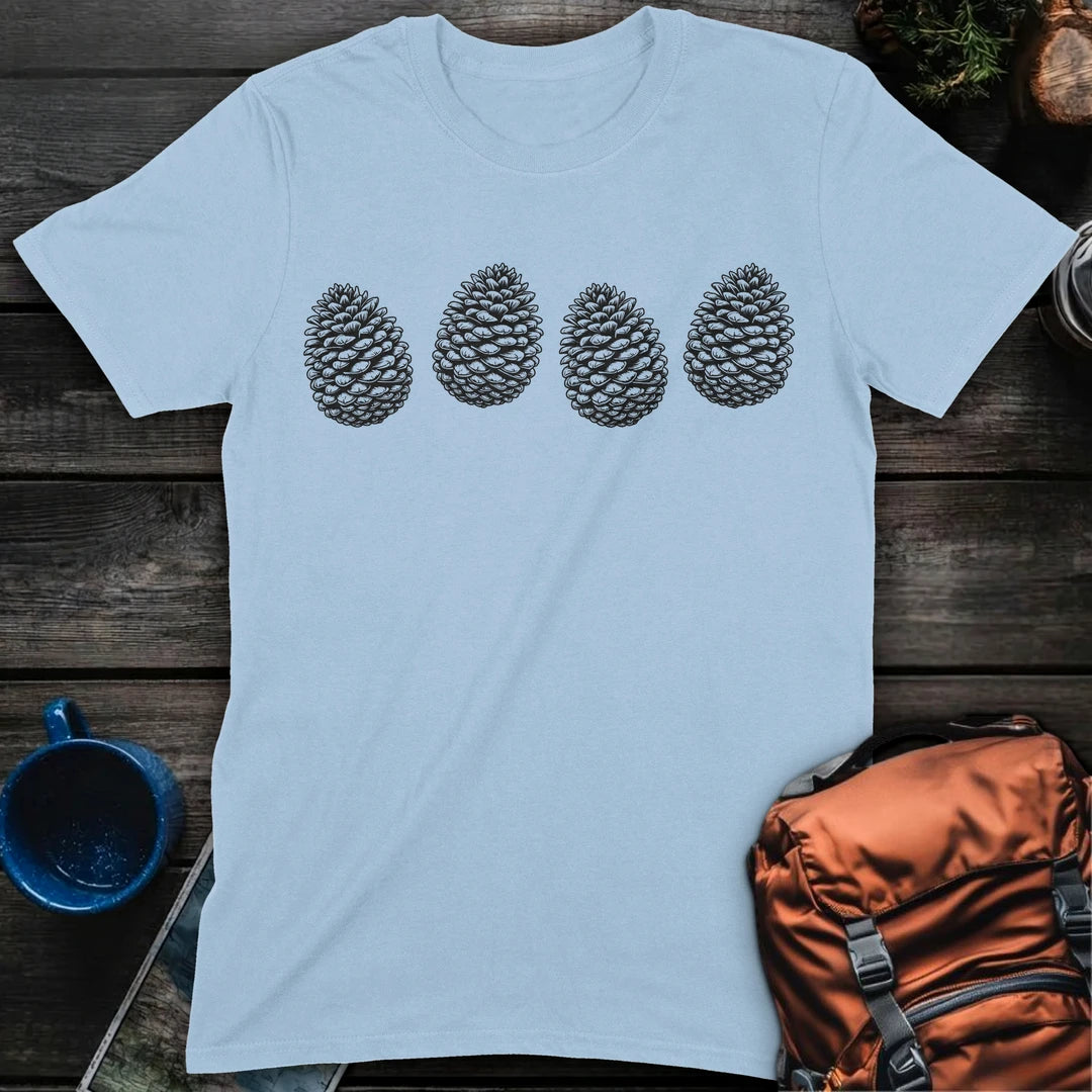 Pine Cones - Light Blue