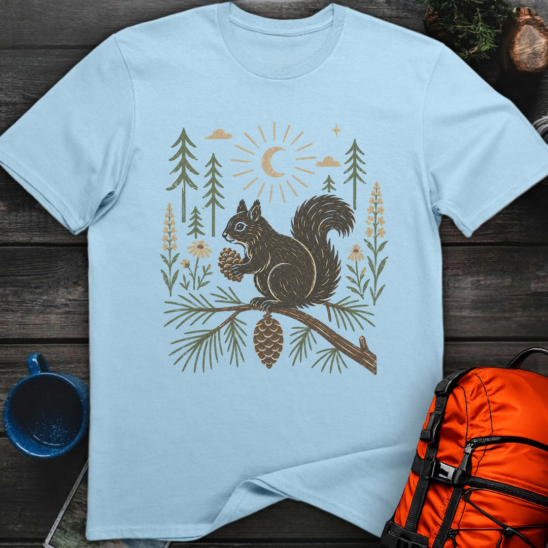 Pine Squirrel - Light Blue