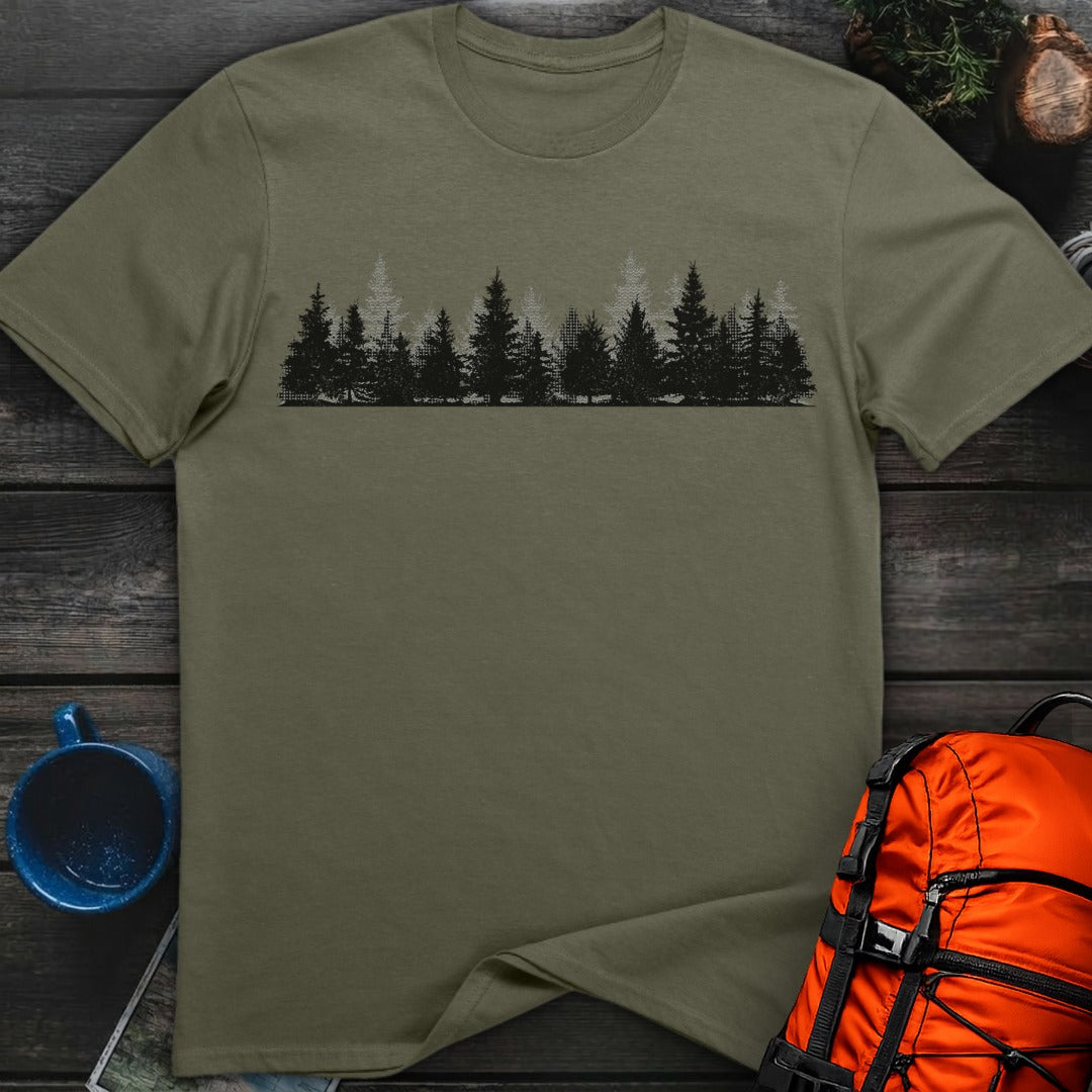 Pine Trees - Military Green