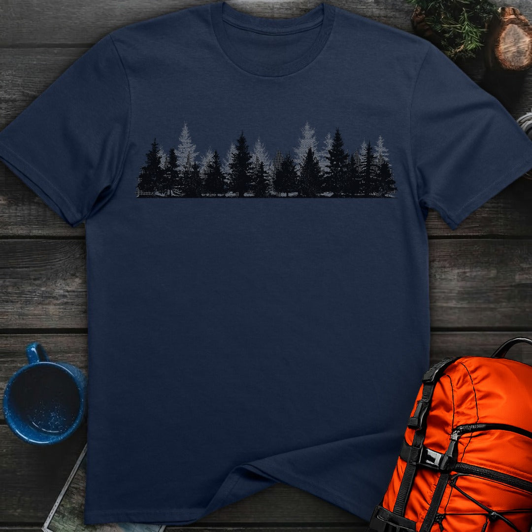 Pine Trees - Navy