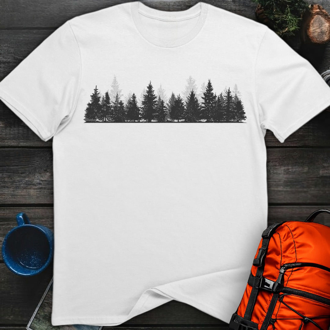 Pine Trees - White
