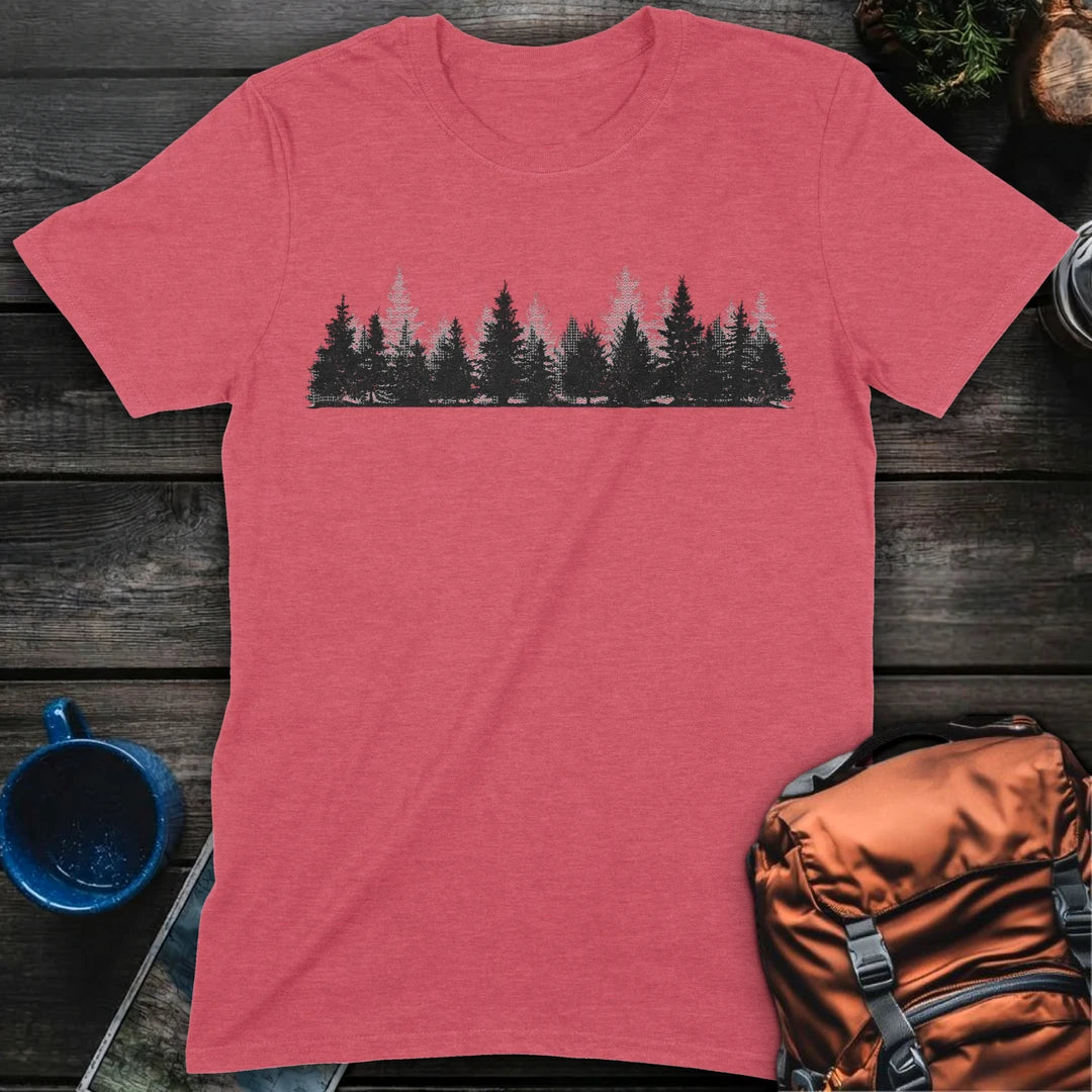 Pine Trees - Heather Red