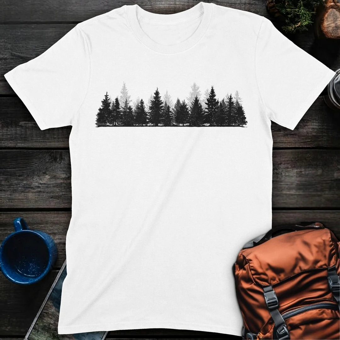 Pine Trees - White