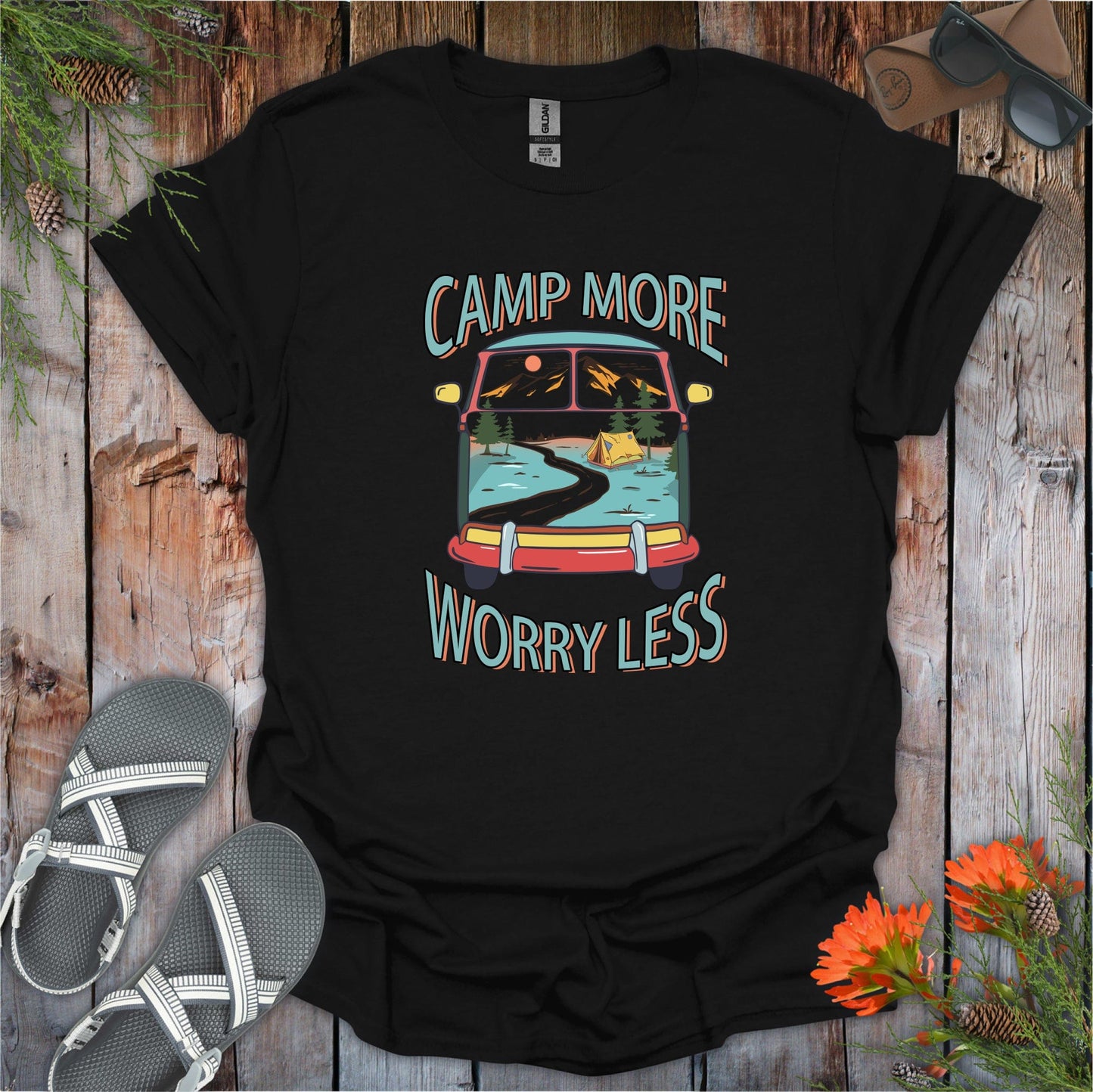 Camp More Worry Less T-Shirt