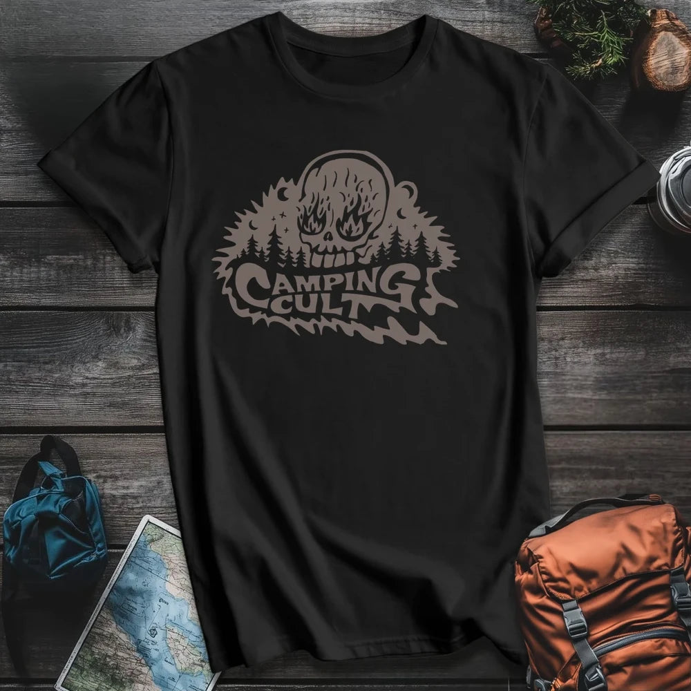 Printify T-Shirt Black / S Camping Cult T-Shirt